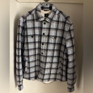 johnnie-O Isley Sherpa Lined Flannel Shacket